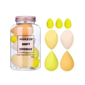 Set Buretei Machiaj,7 bucati, galben MIBO50